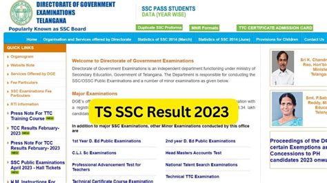 Telangana Ssc Results 2023 Declared Check Telangana 10th Result Online