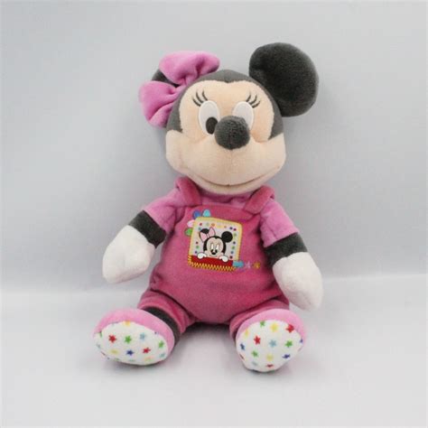 Doudou Minnie Salopette Rose DISNEY NICOTOY