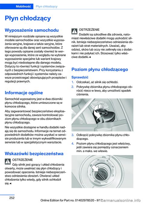 BMW X6 M 2017 Instrukcja obsługi in Polish 296 Pages Page 260