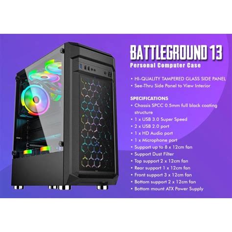 Jual Casing Gaming Case Gaming Simbadda Battleground Casing Gaming