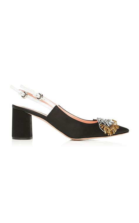 Embellished Slingbacks By Rochas For Preorder On Moda Operandi Sergio