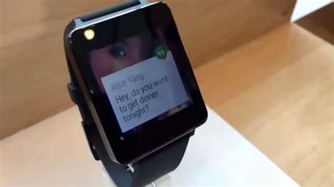 Lg G Watch Hands On At Google I O Video Youtube