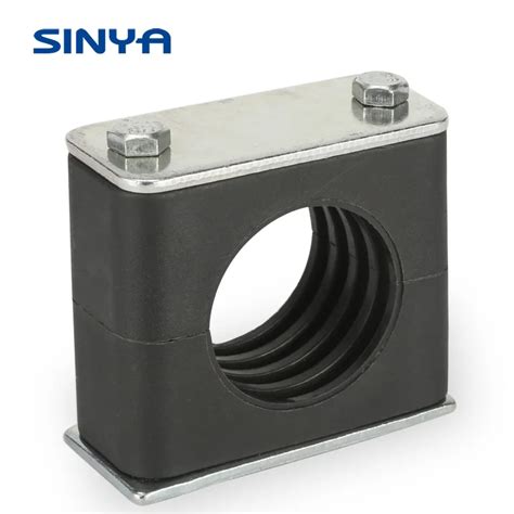 Din Stauff Metal Tube Pipe Clamp Anti Corrosion Weld Mount Single