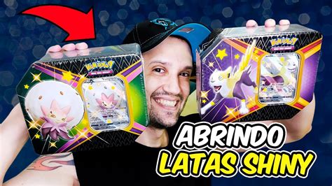 ABRINDO LATAS POKEMON SHINY De Destinos Brilhantes CRAMORANT BOLTUND