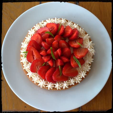 Recette Tarte Aux Fraises Mascarpone Sur Sabl Breton La Cuisine De