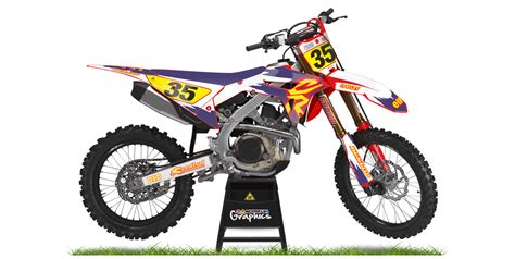 MX Graphics Kit Honda CR CRF Danger UK