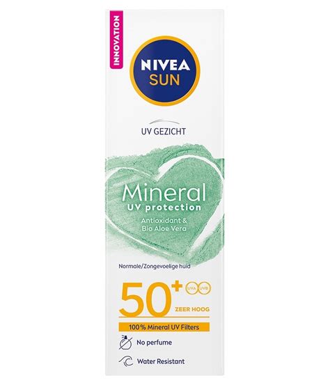 Nivea Sun Zonnebrand Face Mineral Factor Spf 50 Aanbieding Bij