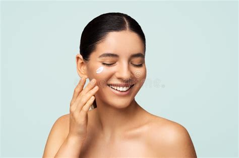 Brunette Turkish Woman With Naked Shoulders Looking At Camera Stock Photo Image Of Beauty