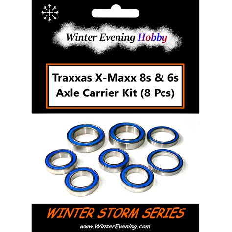 Traxxas Xmaxx S S Rpm Hubs X Maxx Pcs Rubber Sealed Bearing Kit