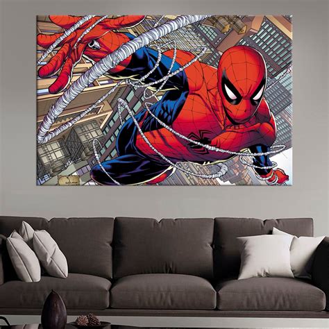 Amazing Spider Man Modern Art Print Comic Wall Art Etsy