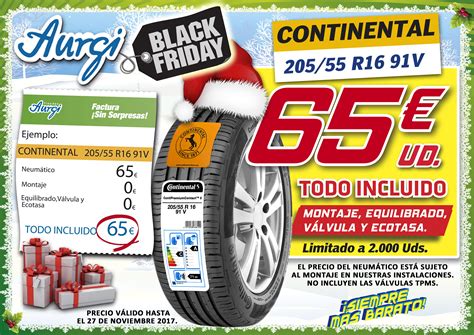 Oferta Aurgi Black Friday Neumático Continental 205 55 R16 91V al