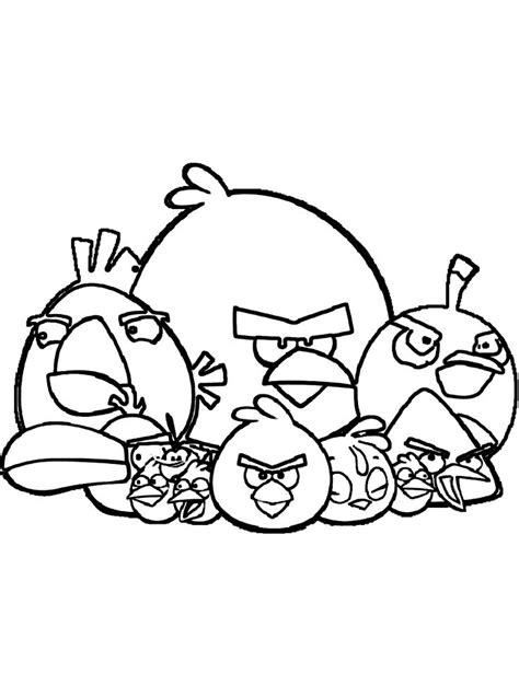 Angry Birds Free Printable Angry Birds Para Colorear Angry Birds Dibujos Para Colorear