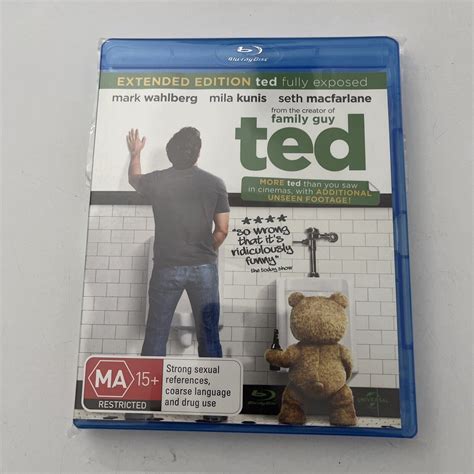 Ted Extended Edition Blu Ray 2012 New Mark Wahlberg Mila Kunis