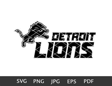 Sports Svg Lions Svg Detroit Lions Football Svg Football Team Svg