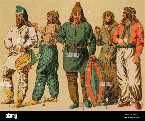 Near East Scythians And Parthians From Left To Right 1 Male