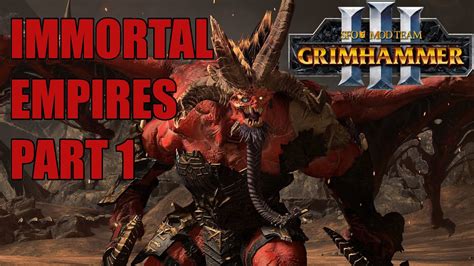 Skarbrand Sfo Grimhammer Tactical Campaign Total War Warhammer Iii