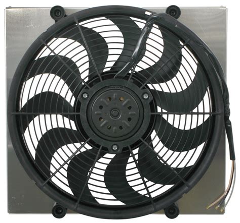 Derale 17 High Output Electric Radiator Fan W Aluminum Shroud