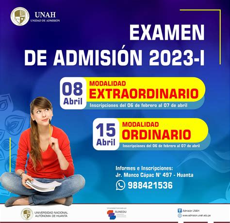 UNAH convoca a Examen de Admisión 2023 I Noticias Universidad