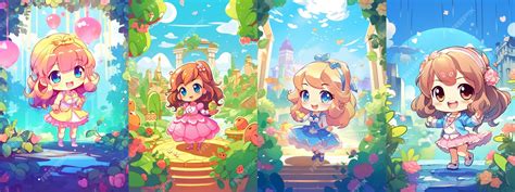 Premium Vector | Storybook gardens