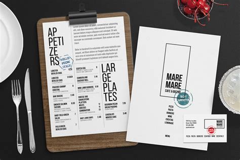 Simple Food Menu Template [PSD] - BrandPacks