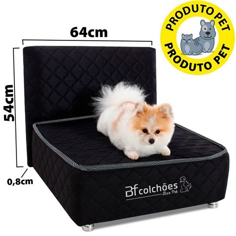 Cama Box Pet Cabeceira Cachorro E Gato Caminha Pet Bf Colch Es