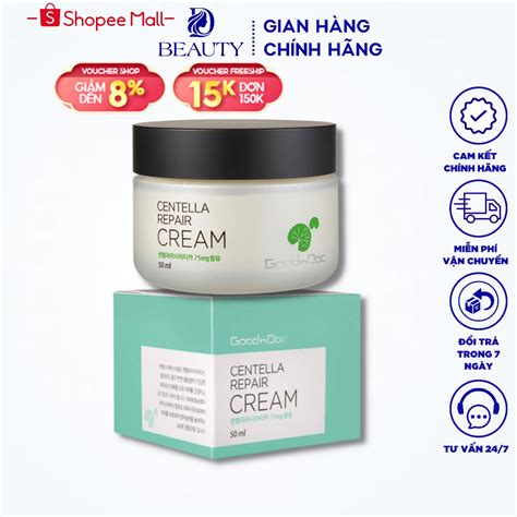 Kem D Ng Rau Rau M Goodndoc Centella Repair Cream Ml H N Qu C D Ng