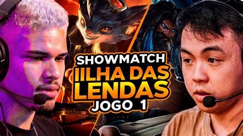 ILHA DAS LENDAS Vs ILHA DOS EDILSONS Jogo 1 MD3 Showmatch YouTube