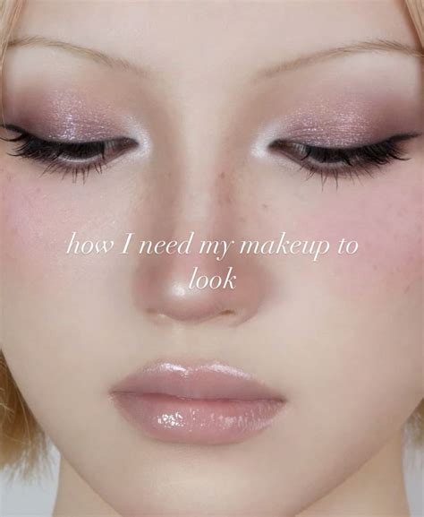 Makeup Pink Glitter Lip Gloss Lilly Nude Aesthetic Aesthetictumblr Save Wyes