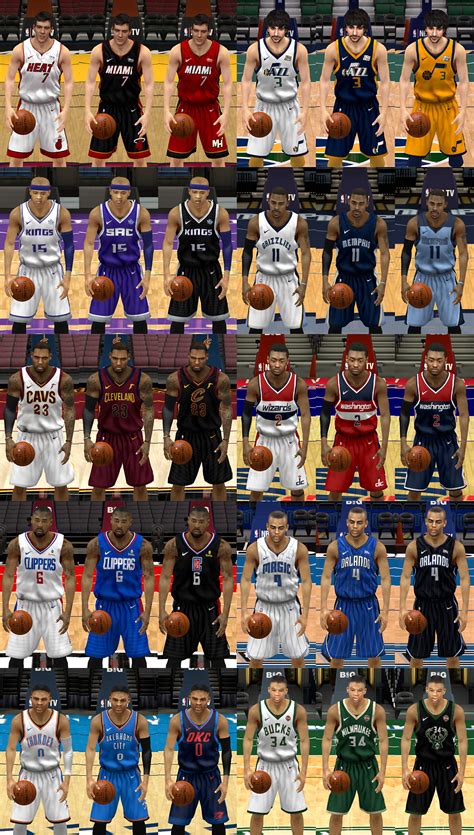 Nba 2k14 Nike Jersey Pack In 3 Designs Rare Jersey Adelyn Jersey