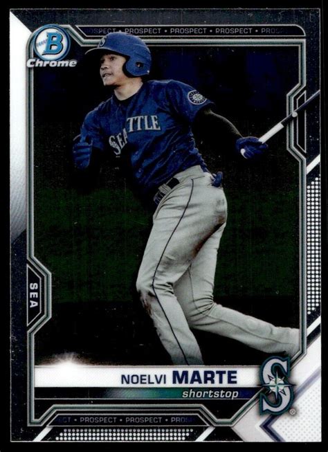 2021 Bowman Chrome Noelvi Marte G104 Seattle Mariners BDC 147 EBay