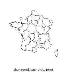 France Map Hand Draw Photos Images Pictures Shutterstock