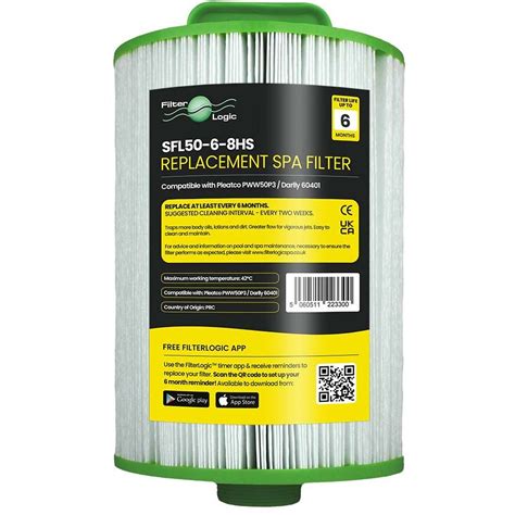 FilterLogic Hot Tub Spa Filter Compatible With Pleatco PWW P Darlly