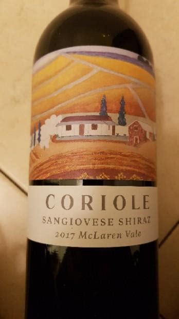 2020 Coriole Sangiovese Shiraz Australia South Australia Fleurieu