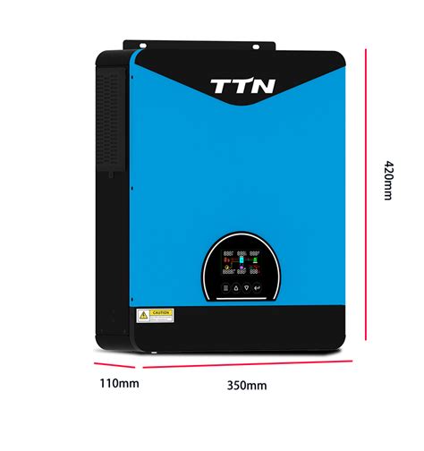 8kw On Off Grid Energy Storage Hybrid Solar Inverter Built In Two 4000W