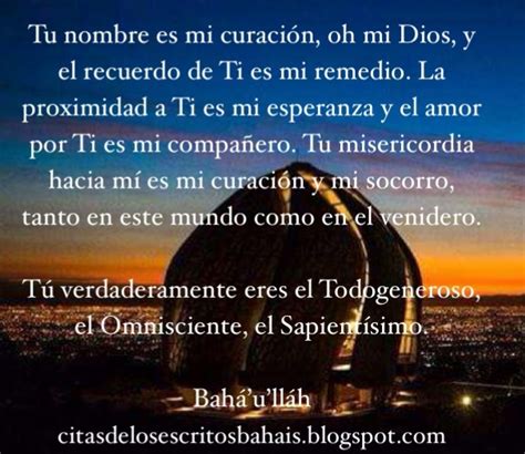 Citas De Los Escritos Bahá ís Oración De Curación