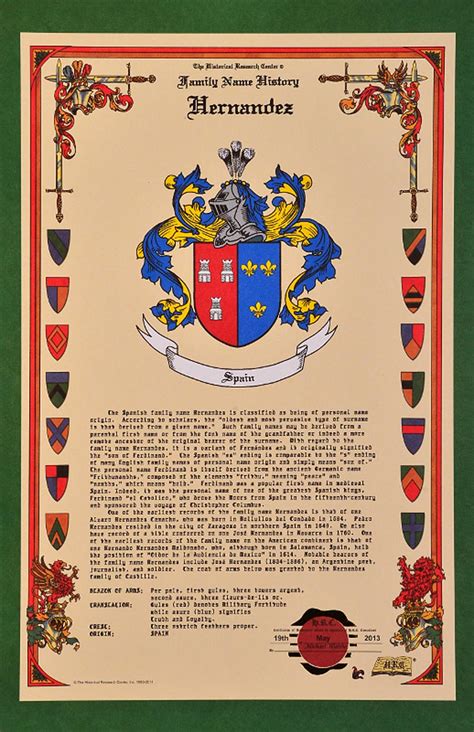 Personalized Irish Coat of Arms Celebration Scroll - Unframed at ...