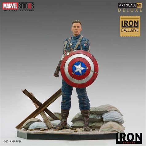 Captain America Wwii Deluxe Art Series Statue At Mighty Ape Nz