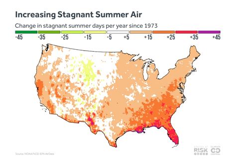 Texas' Climate Threats | States At Risk - Texas Heat Map - Printable Maps