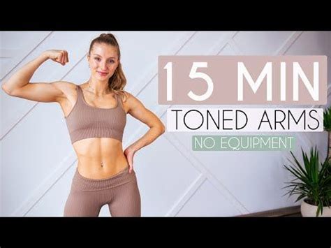 Toned Arms Workout No Equipment Quick Intense Youtube Arm