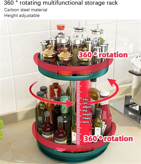 Organizador Lazy Susan De Niveles Para Cocina Tocadiscos Para