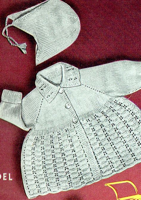 Pdf Vintage Baby Knitting Pattern S Sirdar Sunshine Etsy Uk