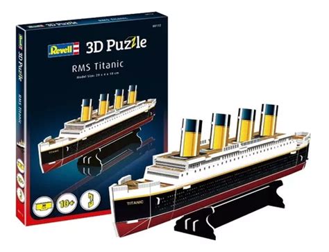 Quebra cabeça 3d 3d Puzzle Rms Titanic Revell 00112 Parcelamento