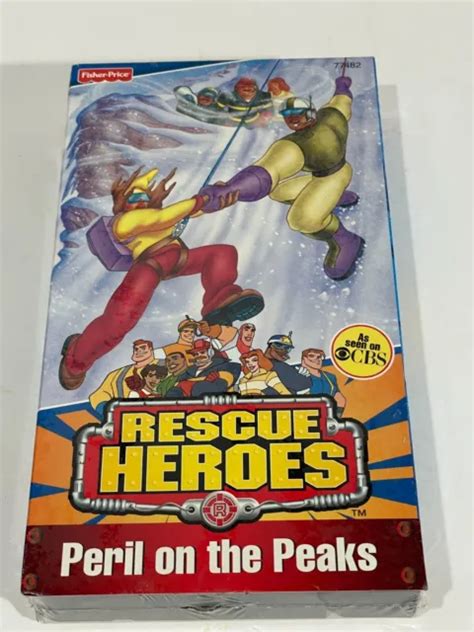 Fisher Price Rescue Heroes Peril On The Peaks Vhs Tape Factory Sealed