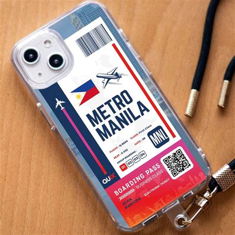 Buy QUIX Metro Manila Boarding Pass Soft TPU Back Cover For Apple