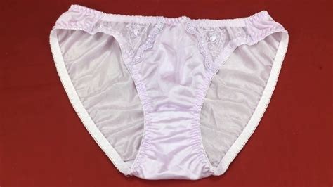 Purple Nylon Panties Panty Bikini Sexy With Lace Japanese Style Size L กางเกงในเซกซ 316