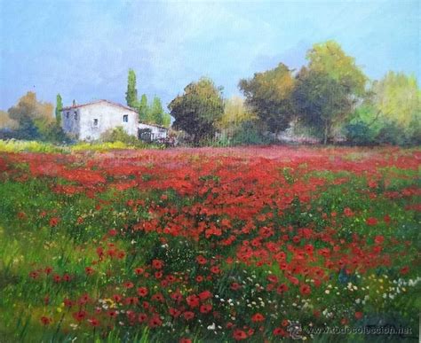 Vidal óleo Sobre Tela 56 X 45 Casa Rural Masia Arboles