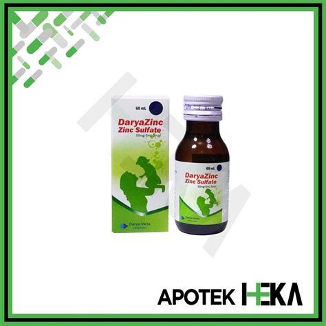 Jual Daryazinc Sirup 60 Ml Suplemen Zinc Anak Shopee Indonesia