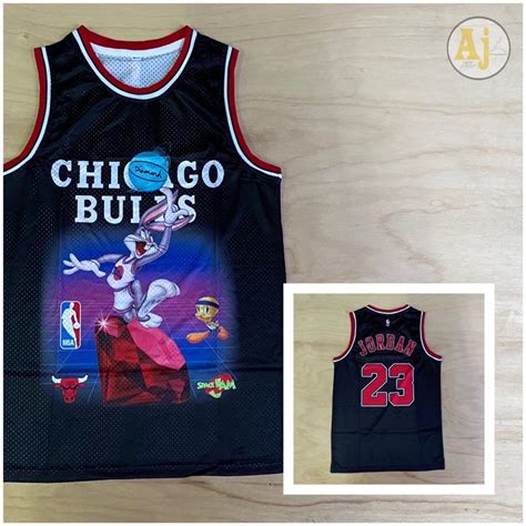 Space Jam Tune Squad Chicago Bulls Jersey Full Sublimation Shopee