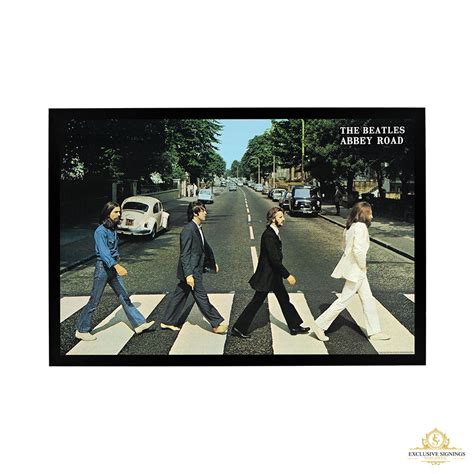 The Beatles Abbey Road Poster Framed – exclusivesignings