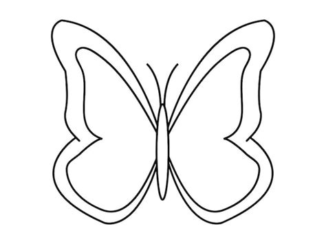 Butterfly Outline SVG Butterfly SVG Butterfly Clipart - Etsy